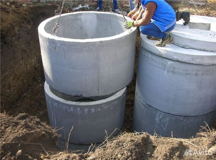 Септик из жб колец
