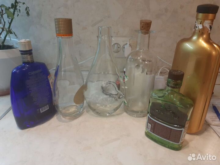 Бутылка стеклянная для творчества