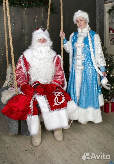 Костюм Деда Мороза и снегурочки