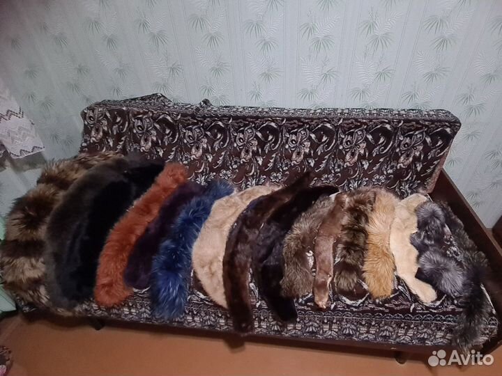 Воротники из натурального меха
