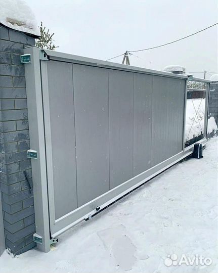 Откатные ворота дорхан монтаж до 72 ч