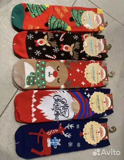 Новогодние носки 2024