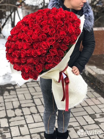 Цветы Букеты 101 Роза