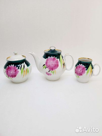 Чайный сервиз фарфор Дулево 
