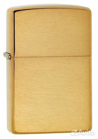Зажигалка Zippo 204B Brushed Brass Оригинал Новая