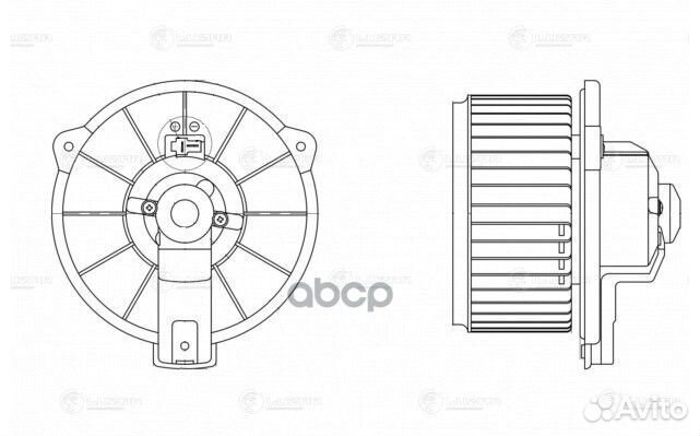 Э/вентилятор отоп. для а/м Toyota Corolla (01)