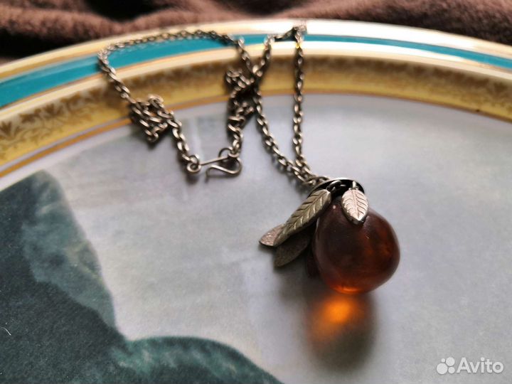 Подвеска Кулон СССР Янтарь 60-е
