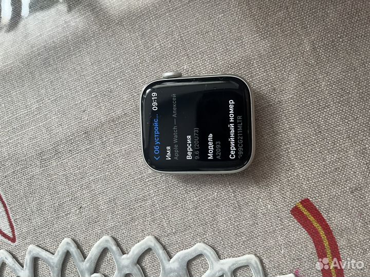 Часы apple watch 5 44 mm nike