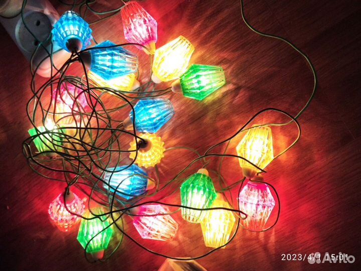 Дед Мороз и гирлянды СССР