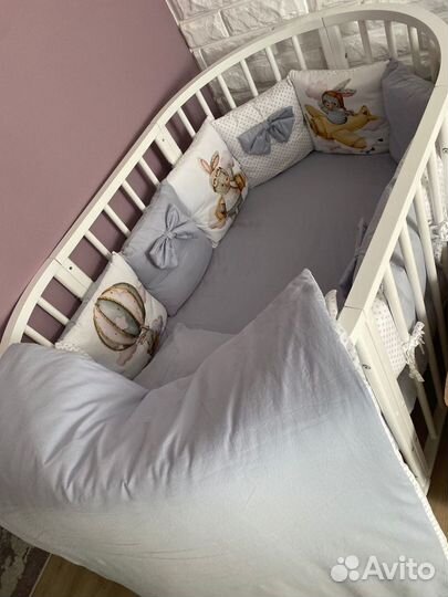 Бортики+постельное белье