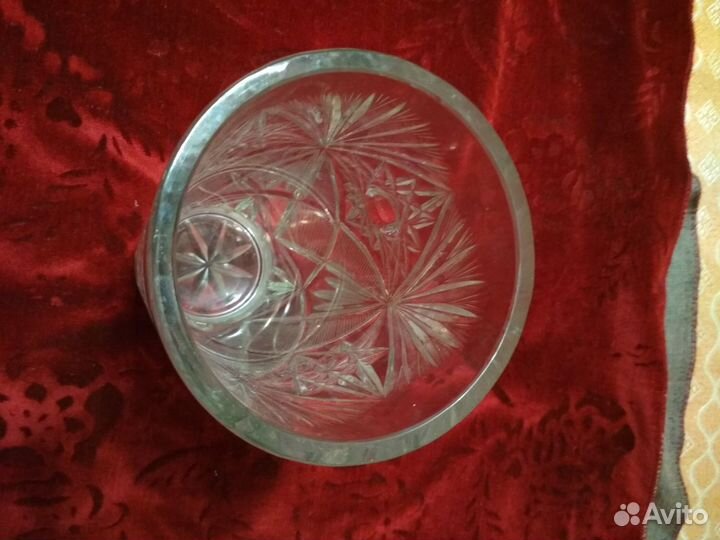 Ваза хрустальная СССР большая