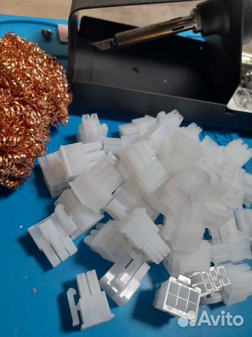 5557 4,2 мм 6PIN штекер для пк разъем питания