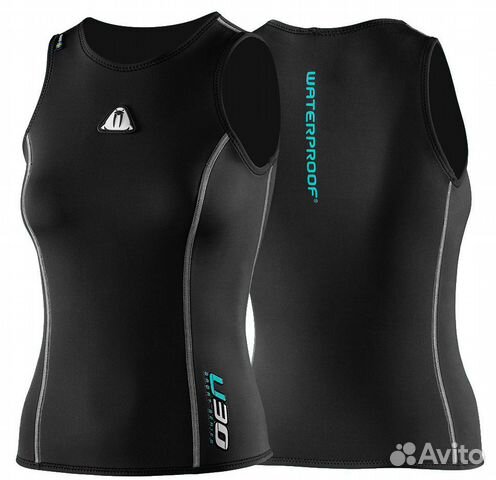 Женская неопреновая гидромайка без рукавов U30 2mm