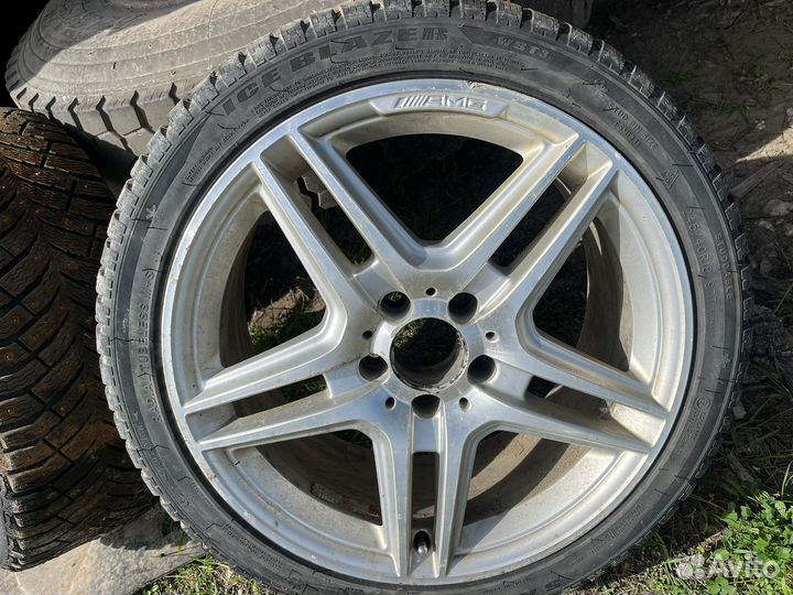 Диски с резиной r18 AMG оригинал