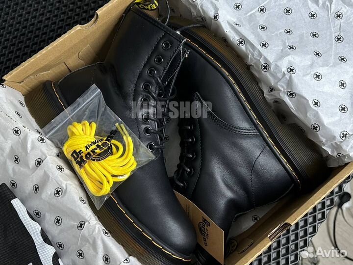 Ботинки dr martens 1460 натуральная кожа