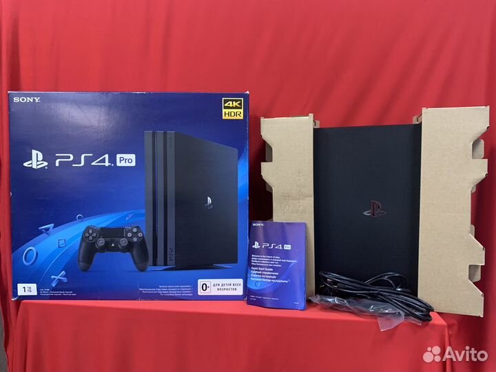 Sony playstation 4 pro черная