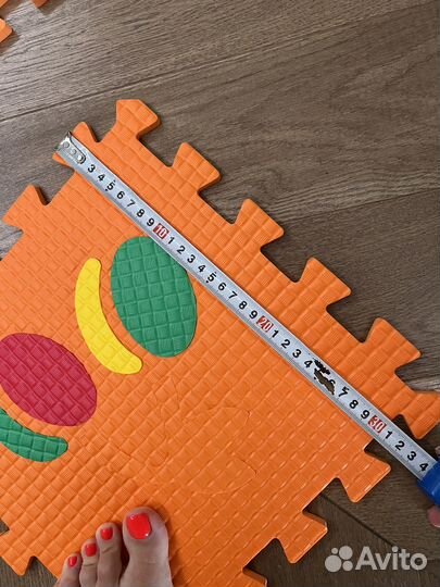 Детский коврик пазл 120*120