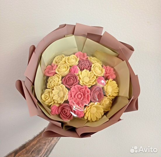 Букет цветов шоколадный