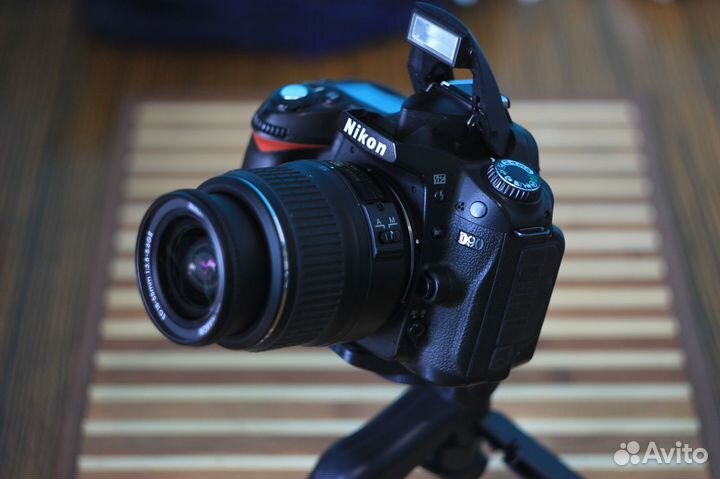 Фотоаппарат nikon D90 с объективом 18-105