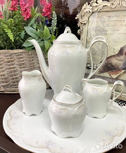 Нежный чайный сервиз от Königl.pr.Tettau