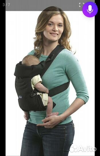 Новая. Переноска-кенгуру Chicco Easy Fit
