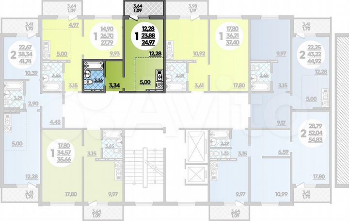 Квартира-студия, 25 м², 16/16 эт.