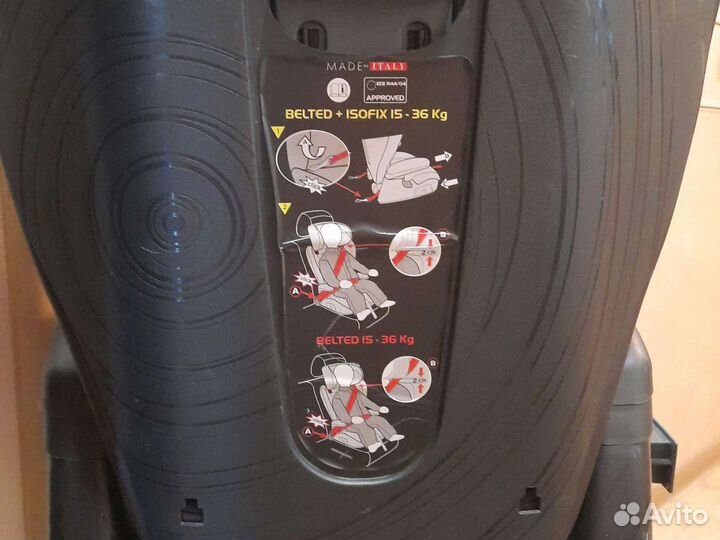 Детское автокресло 15 до 36 кг peg perego