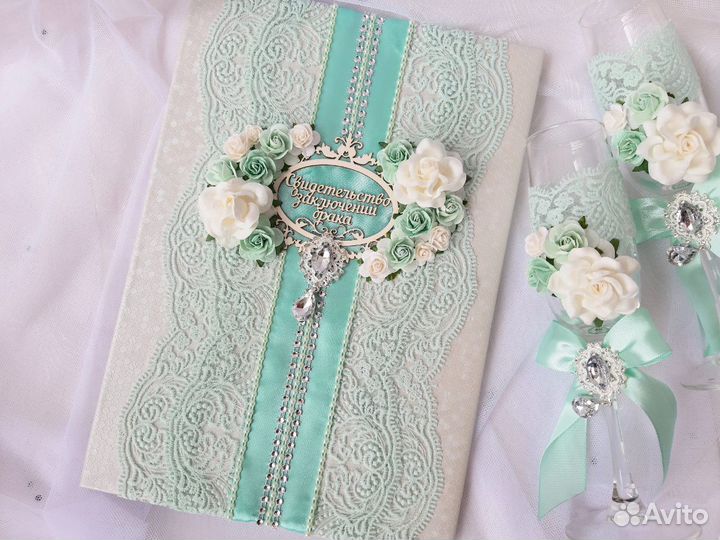 Обложка для свидетельства о браке, книга пожеланий