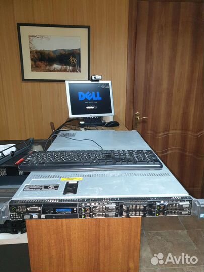 Сервер Dell R610 2хE5620, 24gb, 2 бп, с дисками