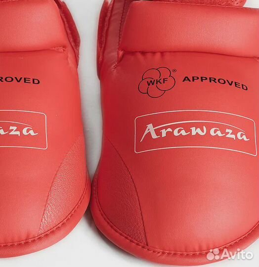 Защита голени Arawaza красная