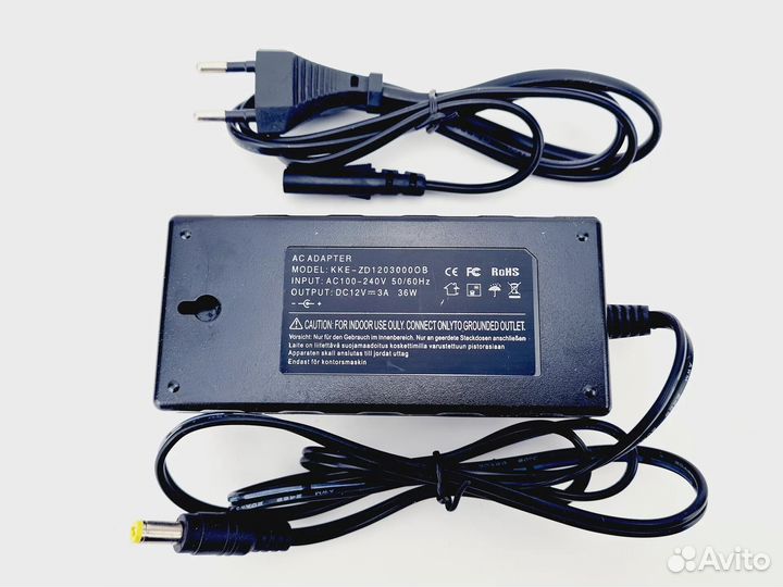 Адаптер блок питания 12v 3a 36 W