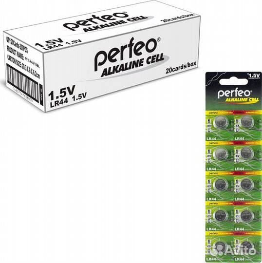 Батарейка LR44 Perfeo Alkaline