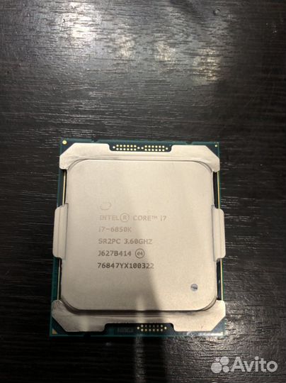 Intel core i7 6850k