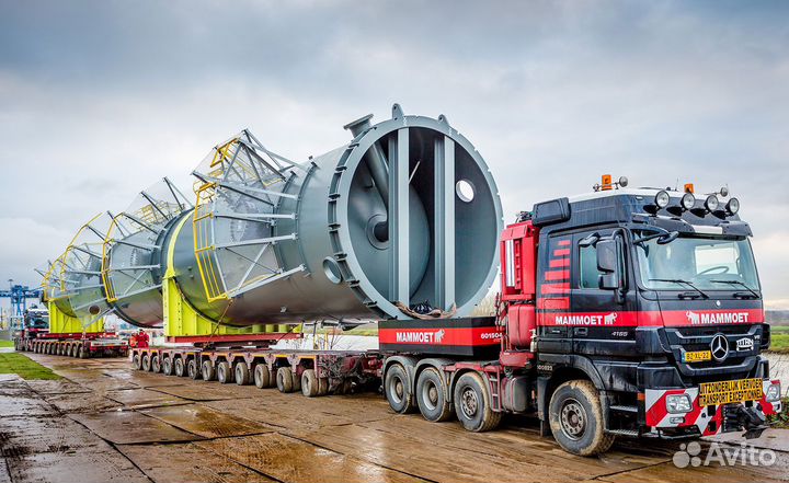 Аренда Трала Негабарит Тяжеловесный груз 30-120 т