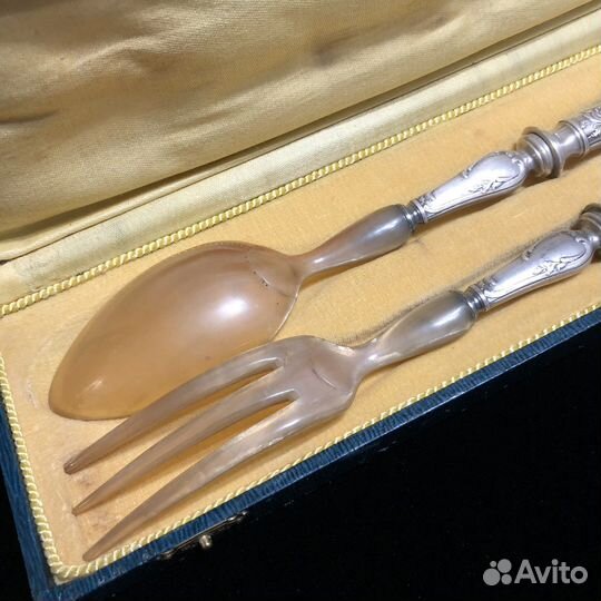 Набор сервировочный для салата. Франция