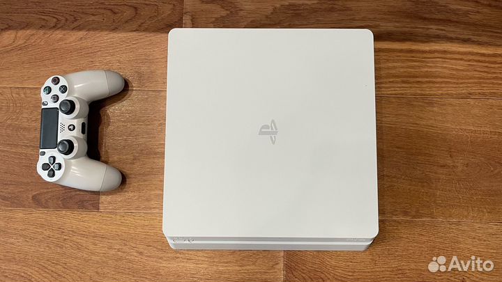 Sony ps4 slim 1 tb White прошита + Atomic Heart
