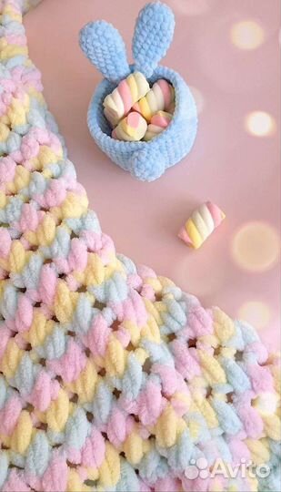 Детский плед ручной работы