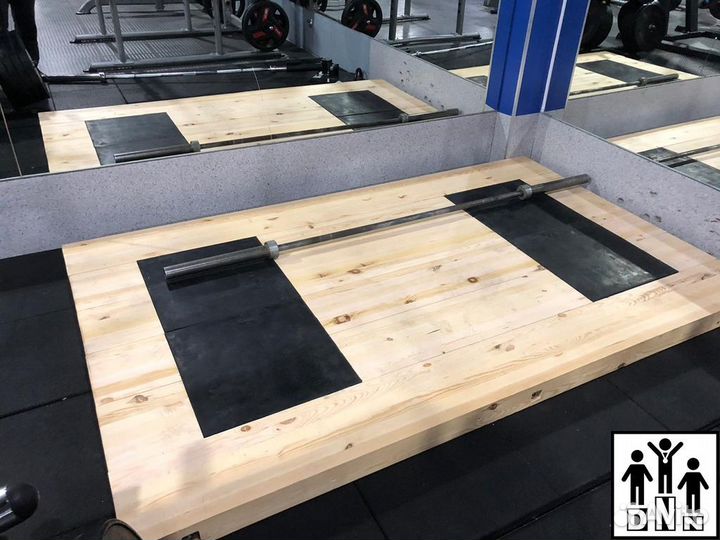 Помост для становой тяги 2.5х1.5х0.1 м DNN