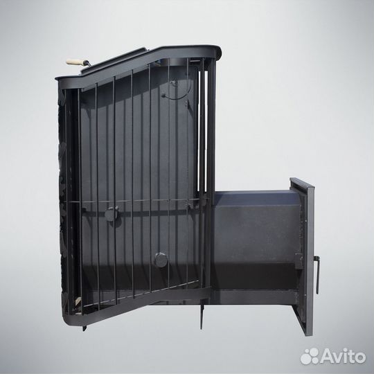 Печь Для Бани Терма Каменка Мини удлиненная Варвар