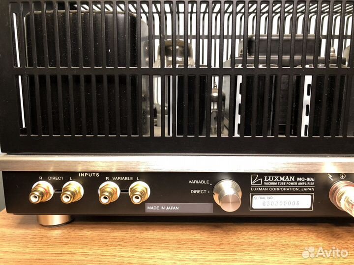 Ламповый усилитель мощности Luxman MQ-88u