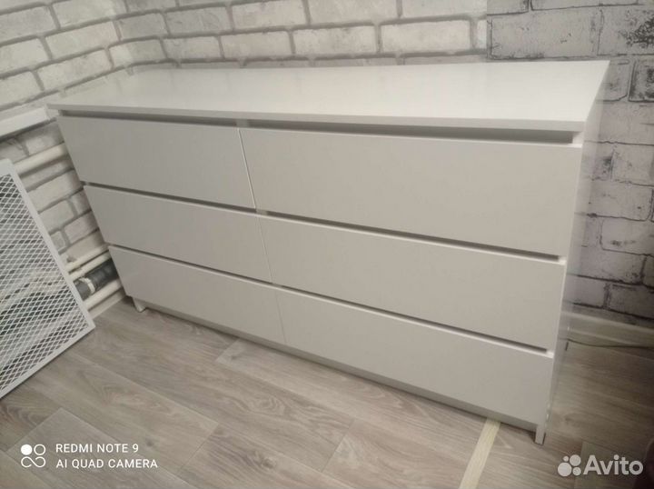 Комод белый-матовый, аналог IKEA