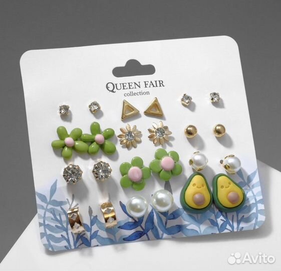 Серьги в ассортименте