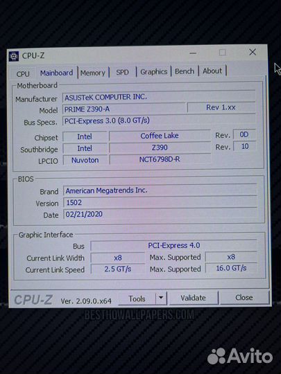 Комплект 9700k + z390 + озу + Кулер