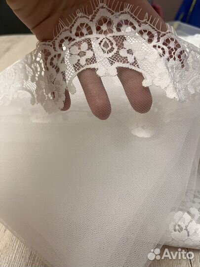 Свадебная фата длинная