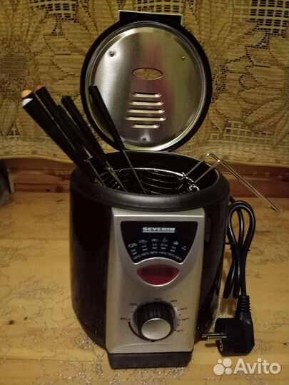 Минифритюрница -фондюшница severin (в упаковке )