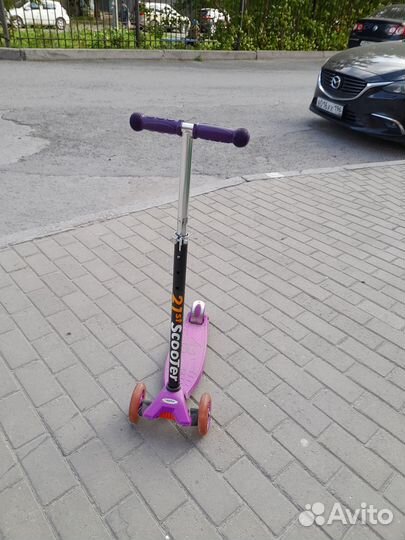 Самокат детский трехколесный бу