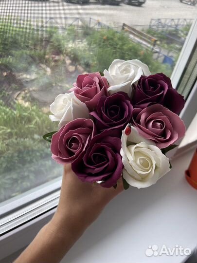 Букет из мыла