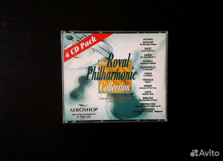 Бокс 4CD диска коллекция Филармонического оркестра