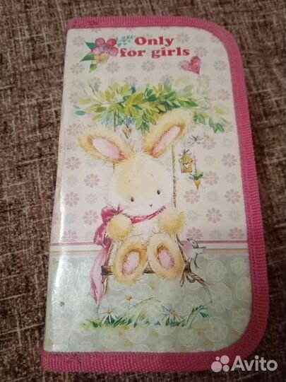 Рюкзак ранец школьный для девочки+пенал