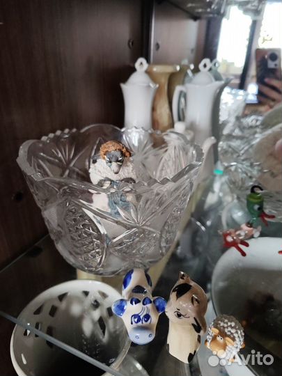 Хрустальные салатники СССР